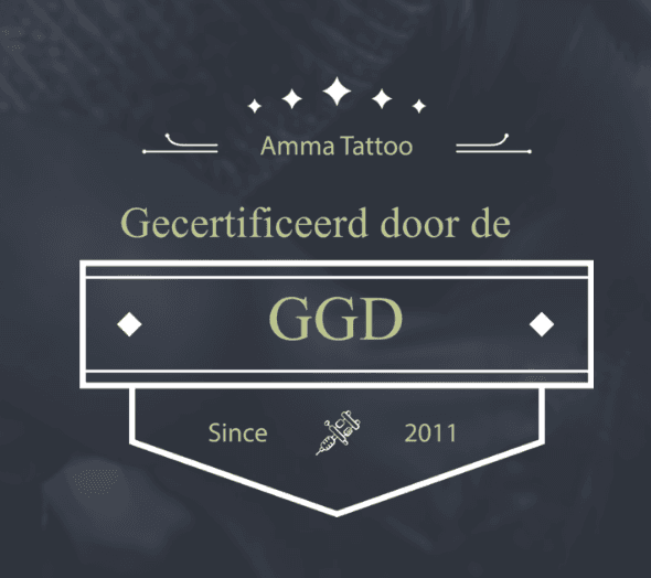 Amma Tattoo — Gecertificeerd door de GGD sinds 2011
